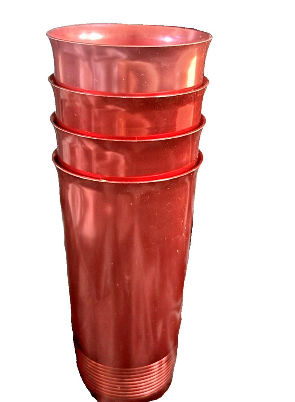 4 West Bend West Bend Tumblers Cups Anodized Colored Aluminum Lot Of 4